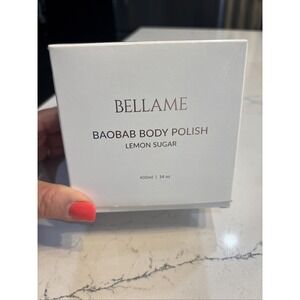 BELLAME Baobab Body Polish Lmn Sugar 14oz 400ml Sealed